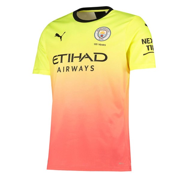 Tailandia Camiseta Manchester City 3ª 2019/20 Naranja